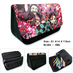 Demon Slayer Kimetsu No Yaiba Pencil Case Student Penbag School Stationery