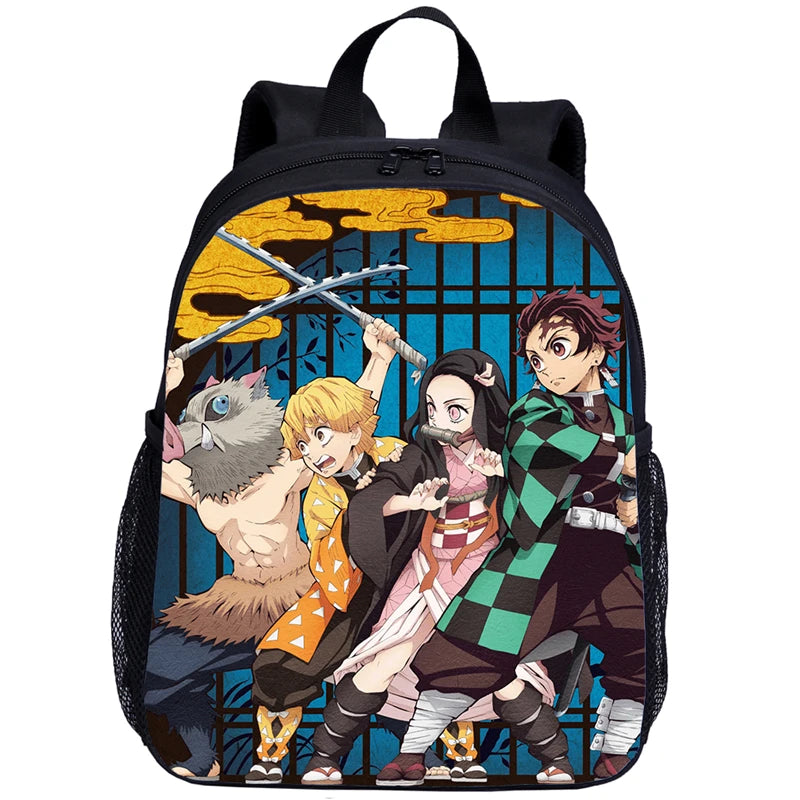 demon slayer: kimetsu no yaiba group mini backpack Loungefly x Aniplex Slayer GeekCore Demon Slayer Small Backpack Demon