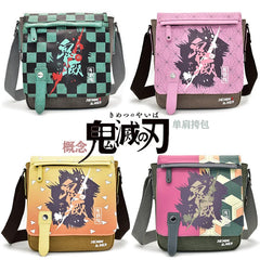 Demon Slayer Tanjirou Nezuko Zenitsu Giyuu Messenger Bag