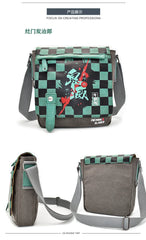 Demon Slayer Tanjirou Nezuko Zenitsu Giyuu Cosplay Messenger Bag