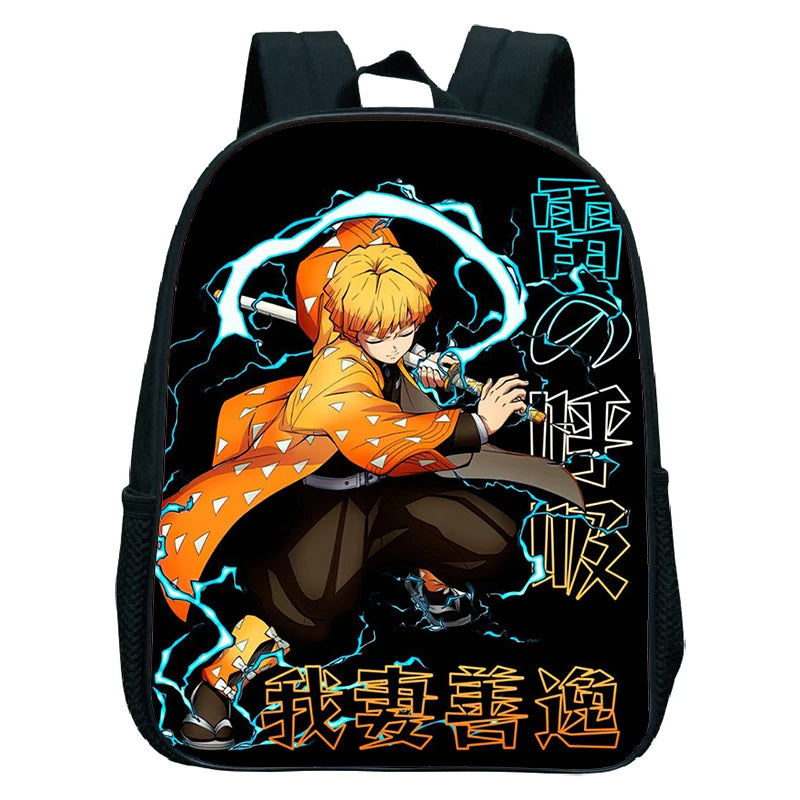 Demon Slayer Nezuko Tanjirou Backpack Kids Kindergarten Bags Kimetsu No Yaiba An