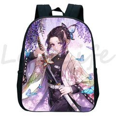Demon Slayer Nezuko Tanjirou Backpack Kids Kindergarten Bags Kimetsu No Yaiba An