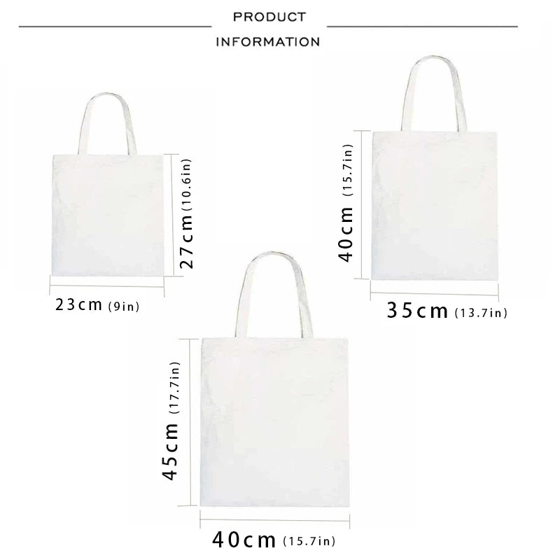 Demon Slayer Shoulder Bags Women Handbags Nezuko Rengoku Canvas Tote