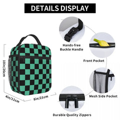 Demon Slayer Tanjirou Kamado Insulated Lunch Bag