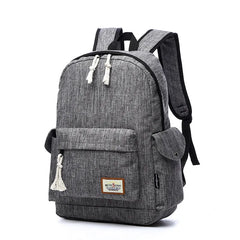 Waterproof Denim Backpack for Women Girls School Laptop Mochilas