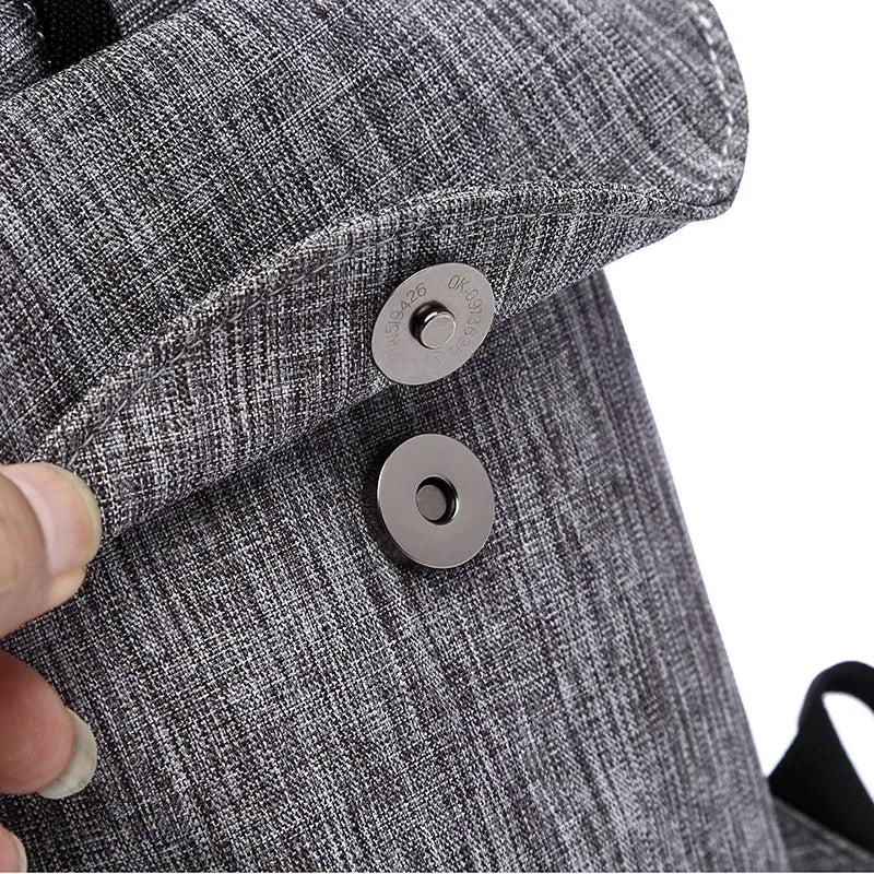 Waterproof Denim Backpack for Women Girls School Laptop Mochilas