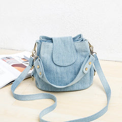 Denim Jeans Bag Girl Bucket Bag High Street Ladies Handbag