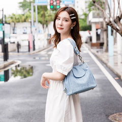 Denim Jeans Bag Girl Bucket Bag High Street Ladies Handbag