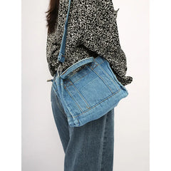 Denim Jeans Bags Girl Totes High Street Hardware Tote In Drop Denim