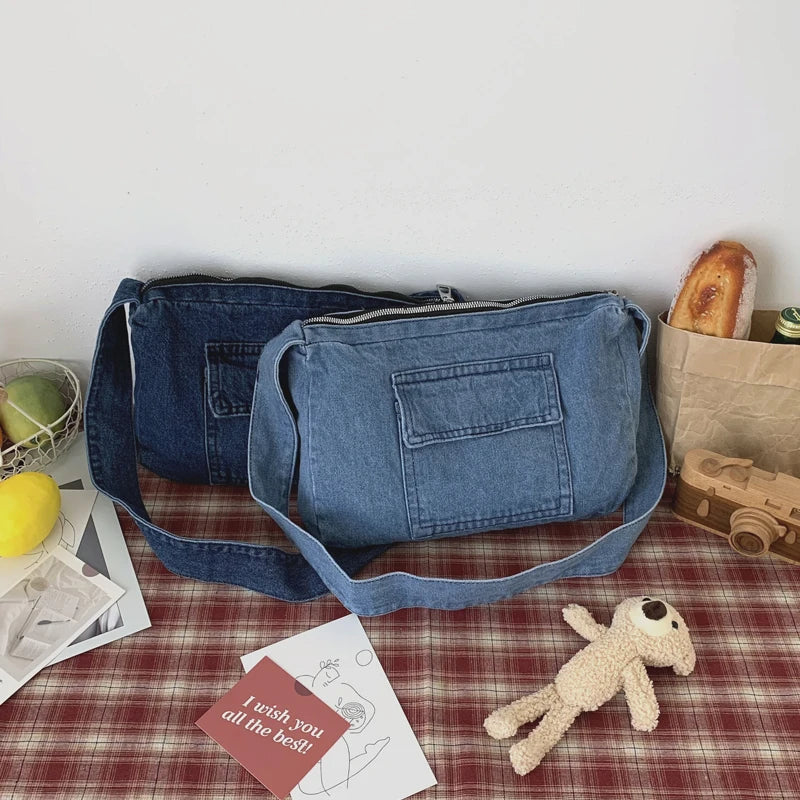 Denim Jeans Bags Girl Totes Women Casual Crossbody Bags For Women