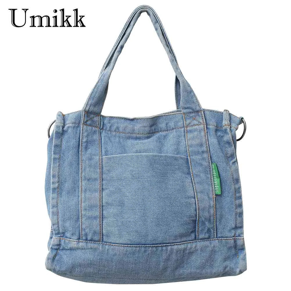 Denim Ladies Handbag Tote Bag Adjustable Strap