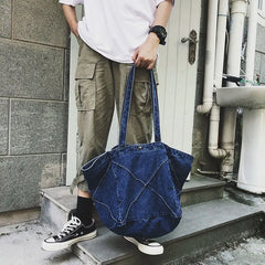 Denim Shoulder Bags Women Vintage Large Capacity Tote Bag Casual Handbags