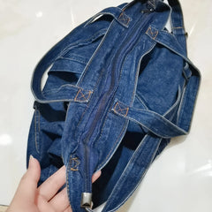 Women's Denim Shoulder Bag Large Tote Handbag