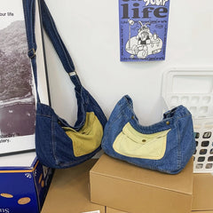 Denim Women Bag Purses Handbags Shoulder Bag Crossbody Bags