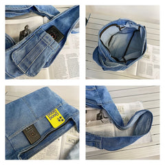 Denim Women's Bag Eco Reusable Canvas Shoulder Bags