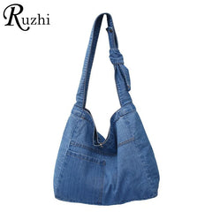 Denim Women's Bag Eco Reusable Canvas Shoulder Bags