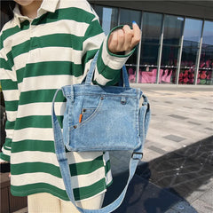 Youth Jean Casual Small Mini Square Ladies Shoulder Bag