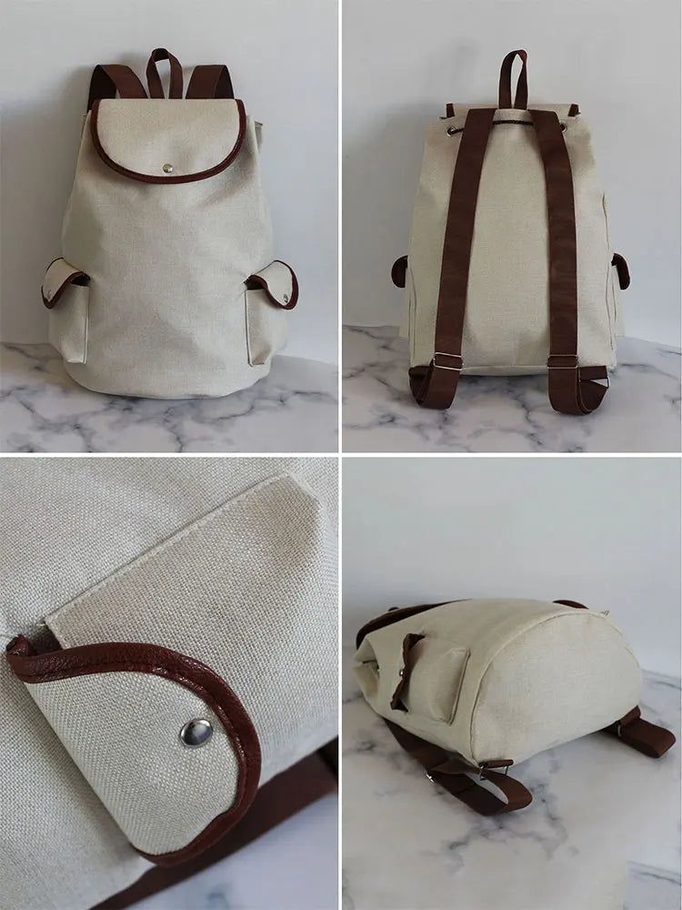 Dentist ECG Drawstring Backpack Large Capacity Book Bag