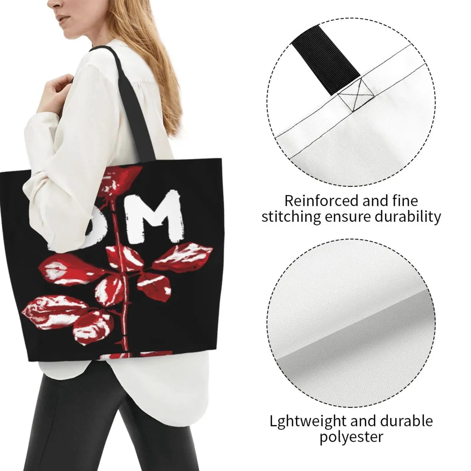 Depeches Band Mode 3 Tote Bag Backpack For Women Travel Bags Hand Bag