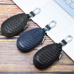 Leather Car Key Wallet Holder COW Shaped Organizer