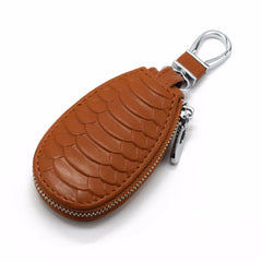 Leather Car Key Wallet Holder COW Shaped Organizer