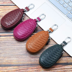 Leather Car Key Wallet Holder COW Shaped Organizer