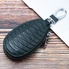 Leather Car Key Wallet Holder COW Shaped Organizer