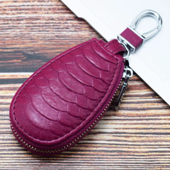 Leather Car Key Wallet Holder COW Shaped Organizer