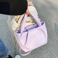 PU Leather Crossbody Bags Large Capacity Shoulder Bag Retro Tote Bag