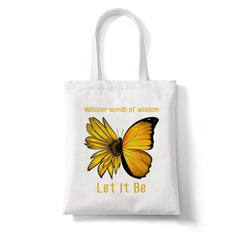 Sunflower Women Shoulder Bag Canvas Tote Harajuku Casual Bags