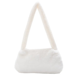 Leopard Shoulder Bag Winter Furry Ladies Clutch Purse Handbag Tote Bags