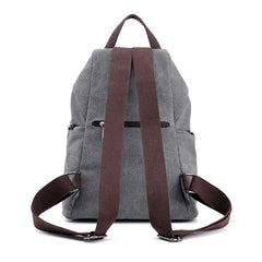 Canvas Backpack Women School Bag Canvas Shoulder Bag Women Travel Pack Mochila