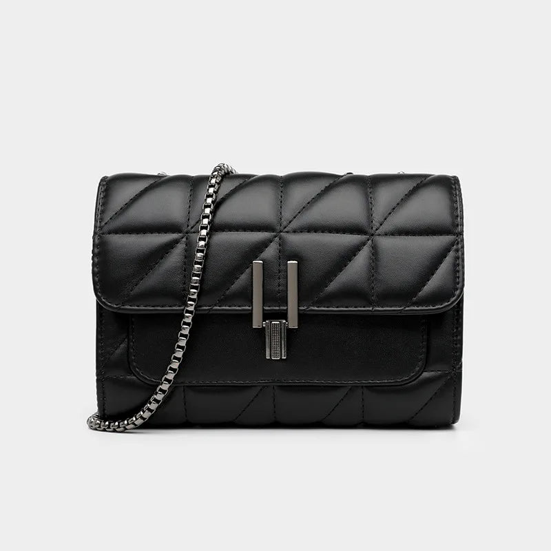 Pu Leather Chain Crossbody Bags for Women Handbags Shoulder Bags