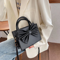 Big Bowknot Shoulder Bag Square Crossbody