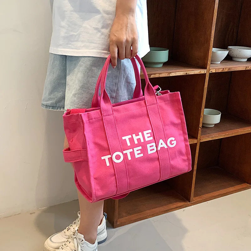 Canvas Shoulder Crossbody Bag Tote Women Handbag