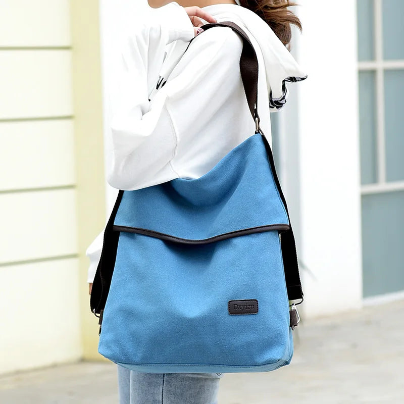 Canvas Leisure Crossbody Bags for Women - Tote Bag Lady Shoulder Bags