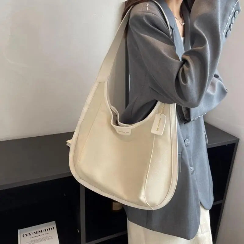 Canvas Handbag Shoulder Bag Large Capacity Ladies Shopping Bags