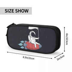 Cartoon Spaceman Pencil Case for Boys Girls