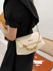 Underarm Female Shoulder Bags Handbags for Women Solid Pu Leather Crossbody Bag