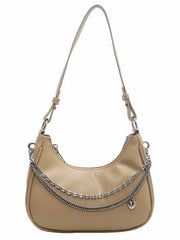 Chain Underarm Women's Shoulder Bag Pu Leather Handbags for Women