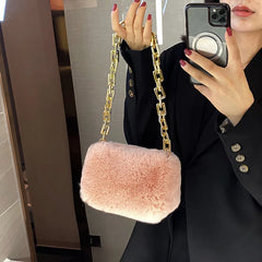 Fluffy Plush Cloud Bag Women Shoulder Bag