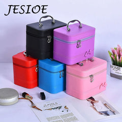 Square Bow Organizer Makeup Bag Beauty Portable Case Box