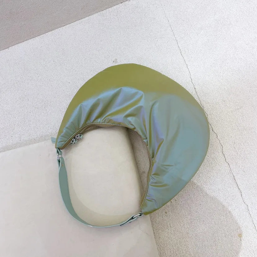 Half Moon Armpit Bag for Women, Shoulder Bag, Croissant Bag