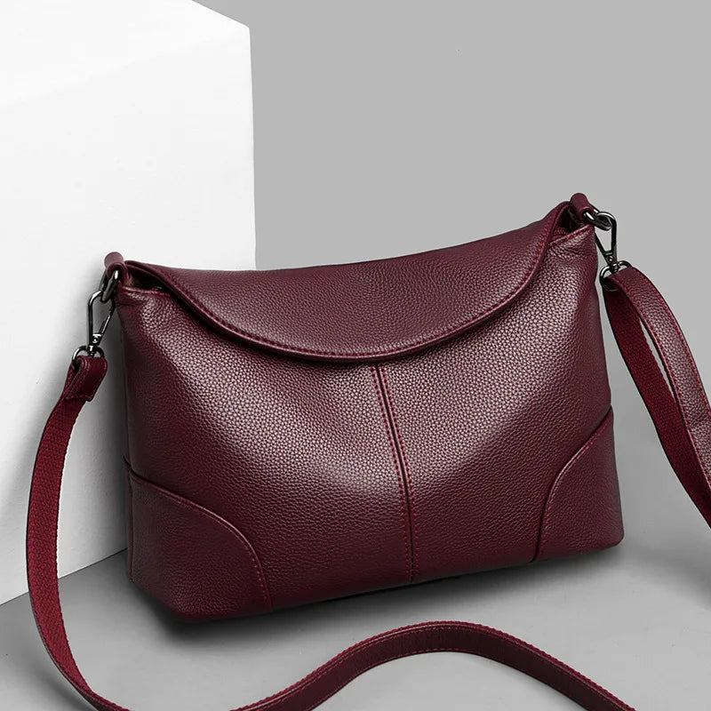 Leather Crossbody Bags for Women Ladies Shoulder Bag