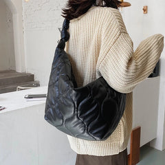 Women Shoulder Bag Crossbody Large Capacity Zipper Travel Bag