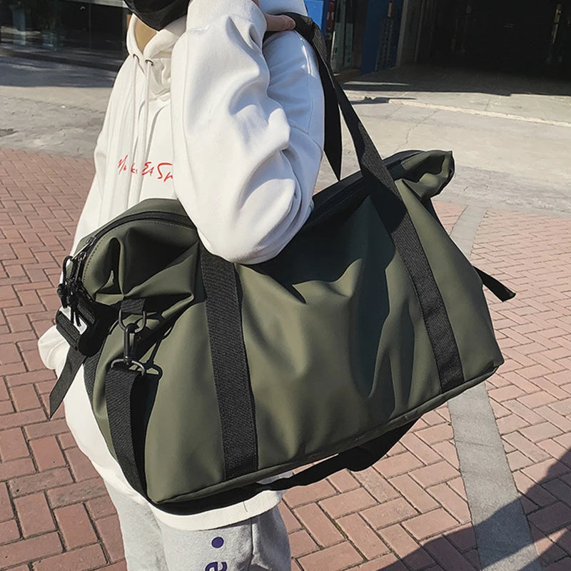 Fashionable Fitness Travel Tote Unisex Large-Capacity Sports Shoulder Bag