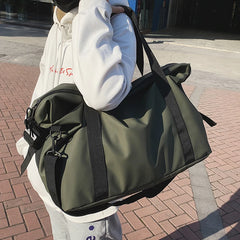 Fashionable Fitness Travel Tote Unisex Large-Capacity Sports Shoulder Bag