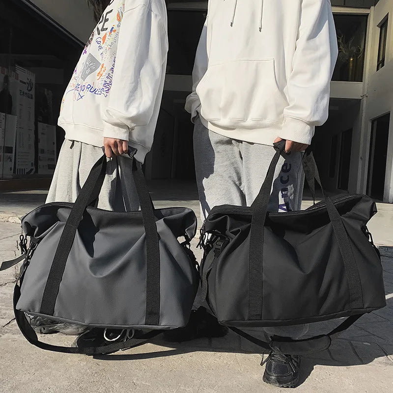 Fashionable Fitness Travel Tote Unisex Large-Capacity Sports Shoulder Bag