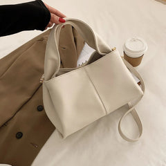 Fold Shoulder Bag Pleated Women's Handbags Soft PU Crossbody Bags