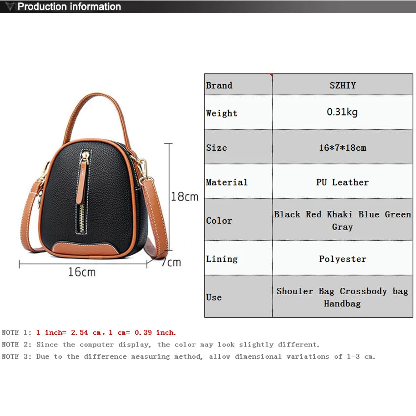 Colorblock Mobile Phone Bag Crossbody Purse for Women